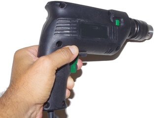 Making use of drill machine (