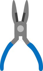 ラジオペンチのグラフィック素材イラスト