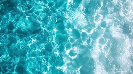 Obraz premium Body of water with a blue and white color scheme