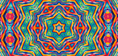 Background with bright colorful abstract pattern