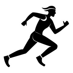 running business man icon