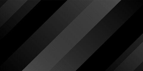 Black abstract background. Elegant dark diagonal shape elements. Modern luxury grey gradient graphic design.