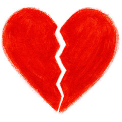 Hand drawn heart in acrylic gouache, heart for love, valentine, heart, heart beat, etc.