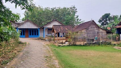 Traditional Javanese Village House in Rural Indonesia - Authentic Local Lifestyle & Architecture