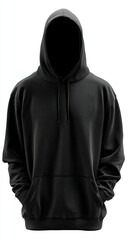 Blank black hoodie