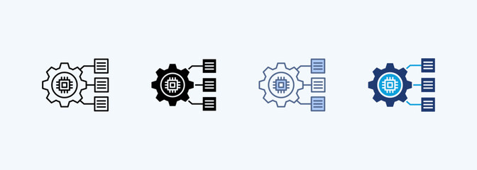 Natural Language Processing Multiple Style Icon Collection