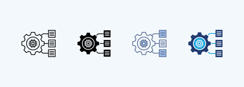 Natural Language Processing Multiple Style Icon Collection