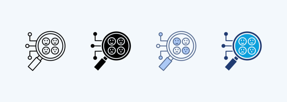 Sentiment Analysis Multiple Style Icon Collection