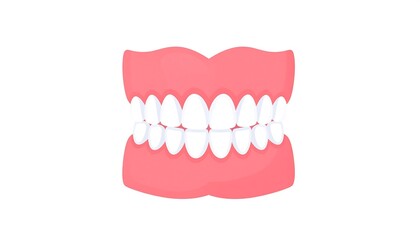 Healthy teeth illustration