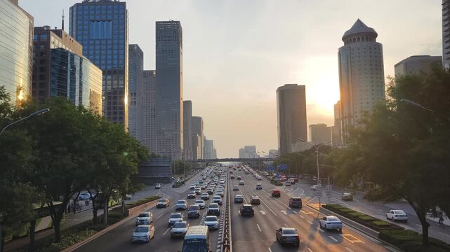 Beijing CBD in the daytime