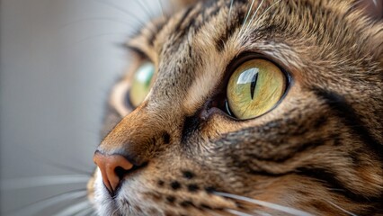 close up of a cute cat