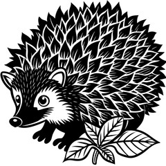 hedgehog with a hedgehog