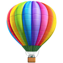 Naklejka premium Colorful hot air balloon (1)