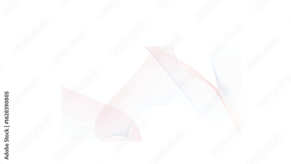 Poster abstract vector background with colorful wavy lines
