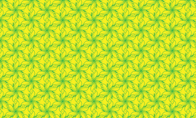 Vector illustration of vintage floral ornament pattern wallpaper background design