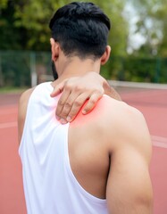Man with Shoulder Pain