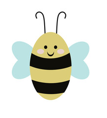 Bee, funny, cute, paper, felt, fabric, Cricut, Laser cut, Layers, pattern, Kids, Decorations, school, party, 