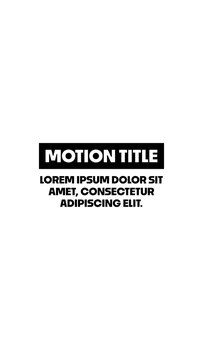 Animated Title Template