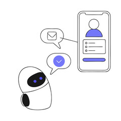 AI Assistant Floating or Rolling Beside User – Futuristic Personal Robotics and Smart Technology Concept Art