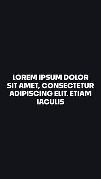 Animated Text Template