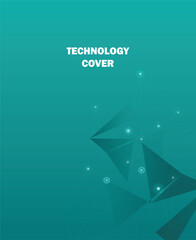 Collection of cover design templates with geometric