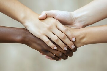 Human hands diversity high resolution picture
