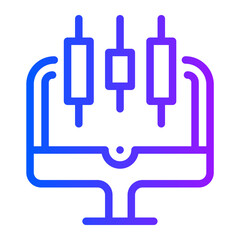 icon profit with style gradient