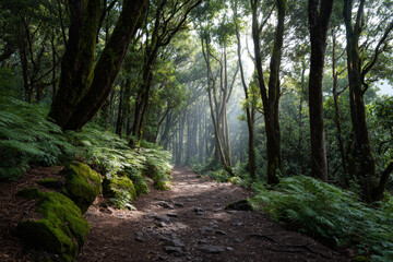Obraz premium path in the forest
