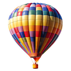 Naklejka premium Air Balloon Isolated On White Background