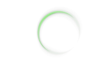 Neon eclipse light effect with glowing green orbit rings. Perfect for high-tech backgrounds, motion...