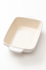 取手付きのグラタン皿