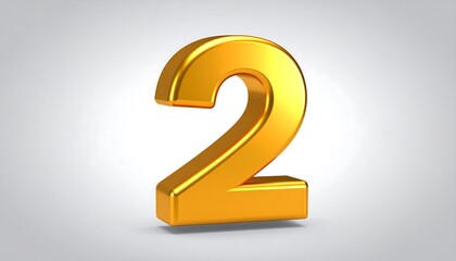 Fototapeta premium Gold Number Two
