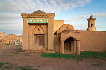 Sarai-Batu Tourist Center dedicated to the history and culture of the Golden Horde Khanate on a...