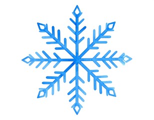Icy snowflake graphic