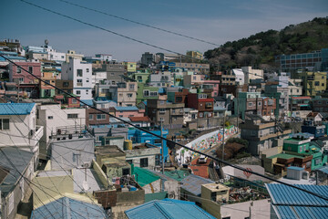 Busan skyline at the coast