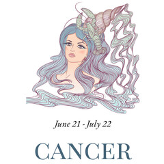 cancer zodiac design