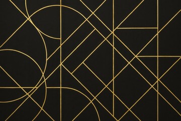 A Study of Golden Grids on a Black Canvas