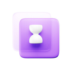 Road sign 3d web and apps icon