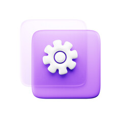 Road sign 3d web and apps icon