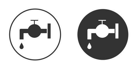 Tap icon. flat sign design. Vector symbol pictogram. UX UI icon