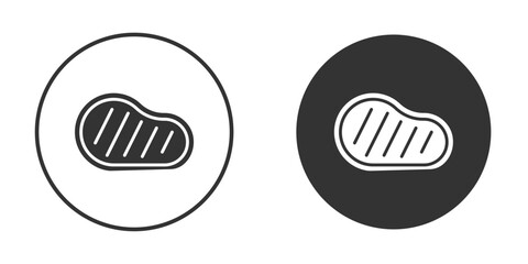 Steak icon. flat sign design. Vector symbol pictogram. UX UI icon