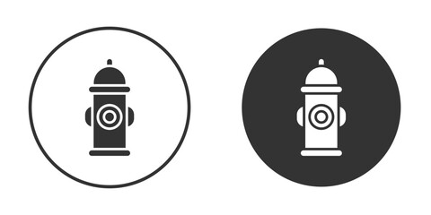 Fire hydrant icon. flat sign design. Vector symbol pictogram. UX UI icon