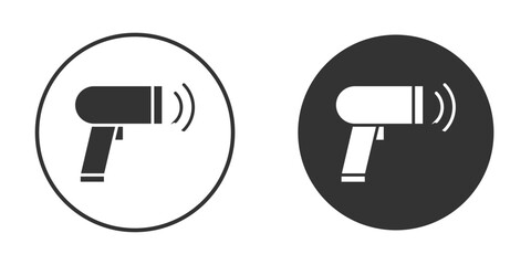 Barcode scanner icon. flat sign design. Vector symbol pictogram. UX UI icon