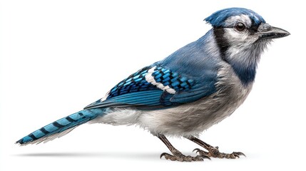 Obraz premium Blue jay in profile