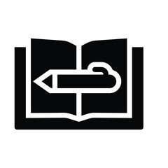  journal glyph icon illustration vector graphic.eps