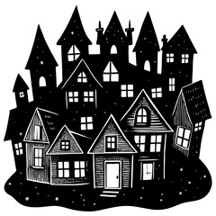 vector illustration of a city