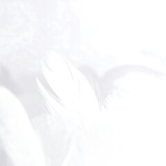 Obraz premium Soft, flowing white fabric