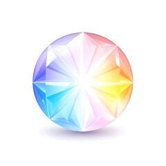 Sparkling, iridescent gem