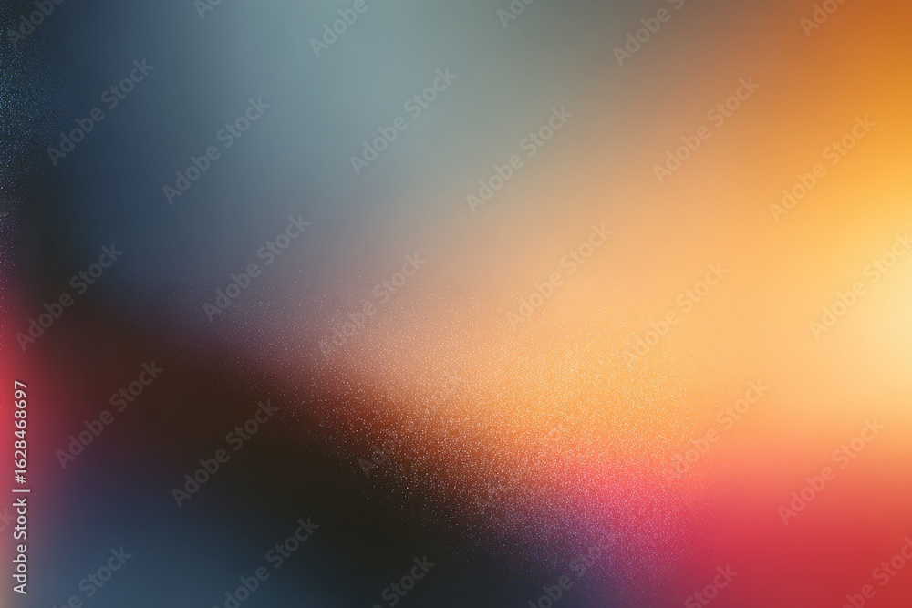 Poster soft grainy gradient hue: minimalist abstract texture with blurred noise effects on a neutral backgr