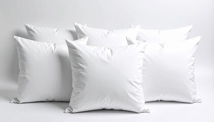 Soft White Pillows for Relaxation and Comfort Sleep.